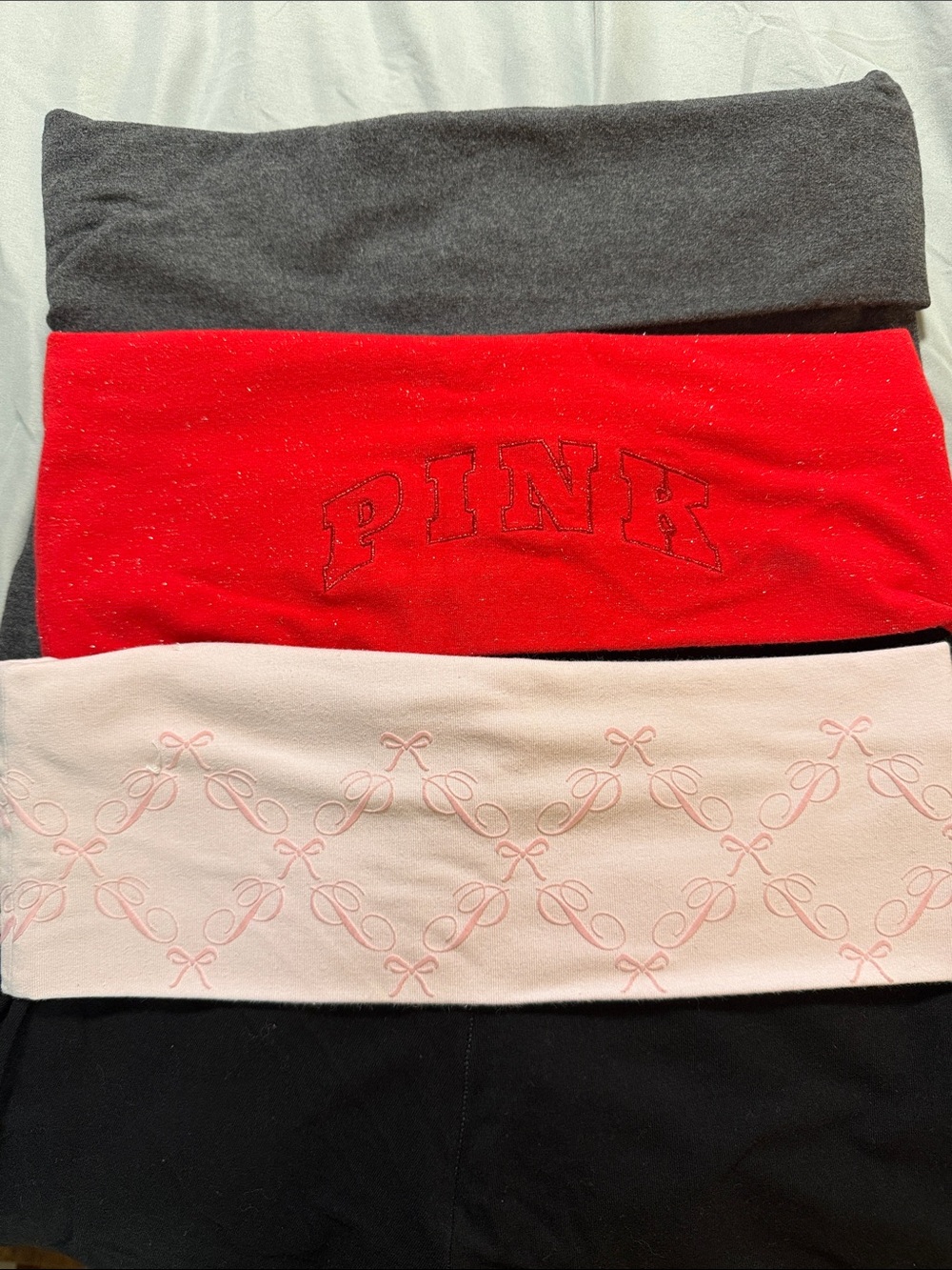 Bundle of 3 VS Pink Foldover Leggings!!!